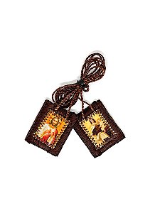 Escapulário de Tecido - Pequeno (2x2,5cm)