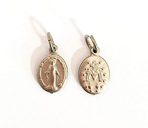 Medalha Nossa Senhora das Graças inox (1,5x1 cm)