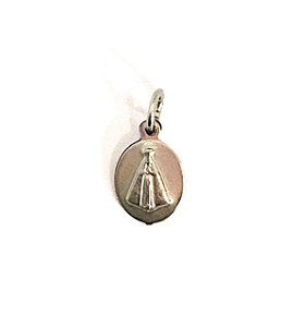Medalha Nossa Senhora Aparecida inox (1,5x1 cm)