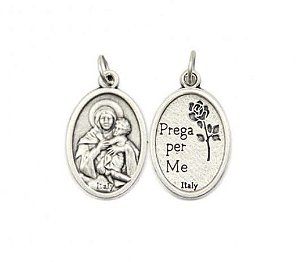 Medalha italiana Mãe Rainha (2,5x1,5 cm)