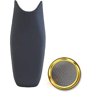 Capa banco de moto emborrachada Original Preta universal Cg Titan 150 Fan 125 15