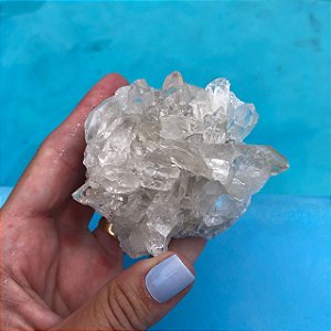 Drusa Cristal de Quartzo 198 gr - Limpeza, Purificação, Energização, Amplificação da Energia