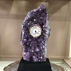 Relógio Drusa de Ametista Qualidade Extra - Transmutação de Energia, Espiritualidade
