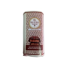 Barra de chocolate recheada com bolo de rolo - 250 Gr