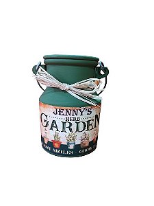 Latão de Leite Decorado - Jenny's Herb Garden
