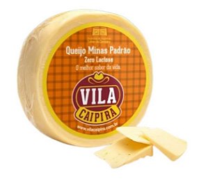 Queijo Minas Padrão Zero Lactose - Vila Caipira