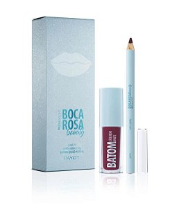 Kit especial Batom matte + Lápis labial - Boca Rosa