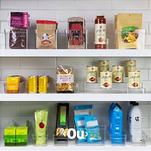 Organizador Clear 30 x 20 x 13 cm Natural