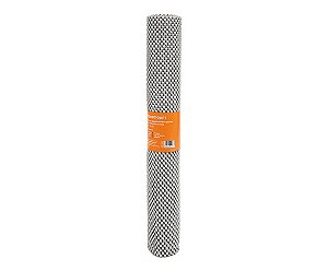 Forro p/Gaveta Antiderrapante PVC Quadradinho 45x120 cm Cinza