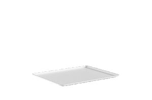 Tampa Cesto Flow 34x 27x 1,3 cm Branco