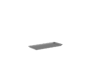 Tampa Cesto Flow  27 x 12 x 13 cm Cinza