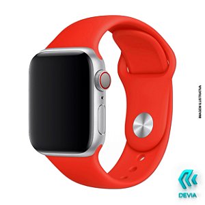 Pulseira Apple Watch Silicone 40mm Red Devia