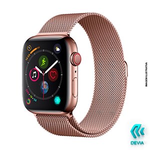 Pulseira Apple Watch Milanese 40mm Rose Gold Devia