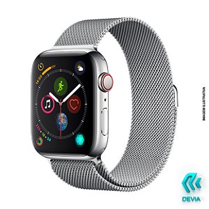 Pulseira Apple Watch Milanese 40mm Silver Devia