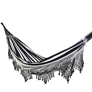 Rede de Descanso Duquesa Preto e Branco.