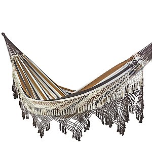 Rede de Descanso Duquesa Marrom , Bege e Caramelo.