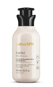 Loção Ultra Hidratante Desodorante Corporal Nativa SPA Karité 400ml - O Boticário