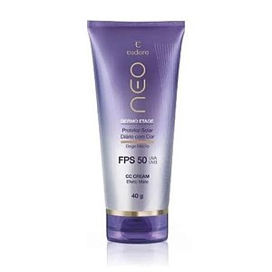 CC Cream Protetor Solar FPS50 Bege Médio 40g - Eudora