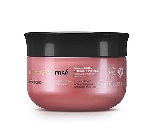 Máscara Vitalidade E Proteção Nativa Spa Rosé 200g - O Boticário