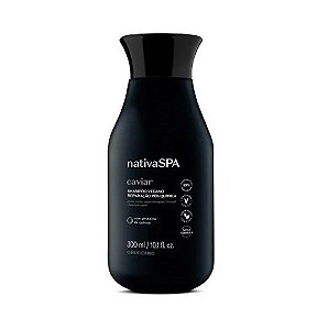 Shampoo Vegano Reparação Pós-Química Nativa Spa Caviar 300ml - O Boticário