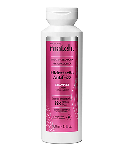 Shampoo Match Hidratação Antifrizz 300ml - O Boticario