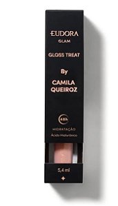 Gloss Labial Treat Rosé Essencial Eudora Glam by Camila Queiroz 5,4ml - Eudora