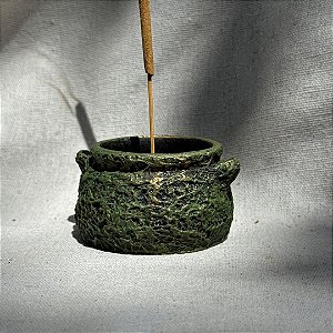 Incensário Caldeirão de Bruxa - Verde