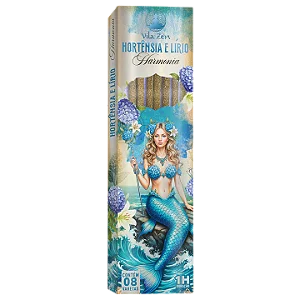 Incenso Hortência e Lírio | Harmonia - Encanto das Águas