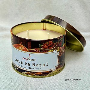Vela Aromática Ampliscent - Ceia de Natal