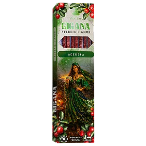 Incenso Cigana | Alegria e Amor - Acerola