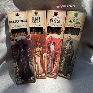Kit 4 Incensos Para Prosperidade | Maçã com Canela, Cravo e Canela, Canela e Alecrim