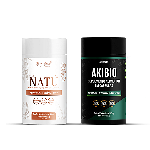 Kit Limpeza Facial Antioxidante 01 Pele Natú + 01 Akibio