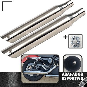 Ponteira Esportiva Harley-Davidson XL 883 Custom Escapamento - HPCTM01