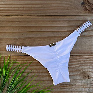 Calcinha Malibu Ouro Branco