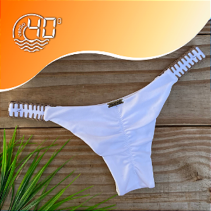 Calcinha Malibu Ouro Branco