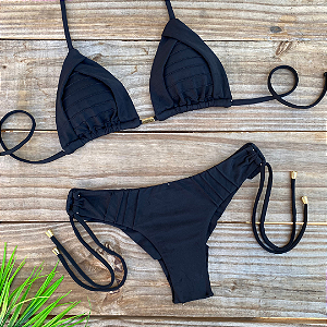 Biquíni Friso Preto