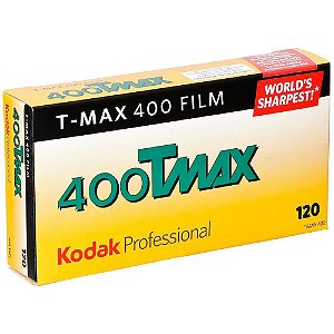 Filme negativo Kodak Professional T-Max 400 preto e branco (filme 120 Pack C/ 5)