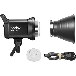 Iluminador Luz Contínua LED Godox SL60IID – 5600K, Bowens, Super Potente 60W