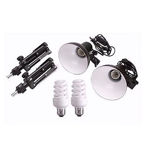 Kit de Iluminação 110V para Fotografias de Produtos PK-L45