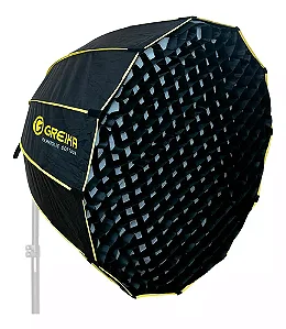 Softbox Bowens Parabólico Com Grid 65cm Montagem Rapida  Greika