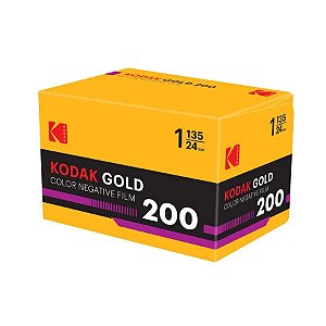 Filme Fotográfico Kodak Gold 200 ISO 135-36 – 36 Exposições