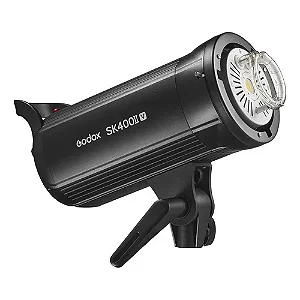 Flash para Estúdio Fotográfico Godox SK400II-V – 400W – 220V (Não Bivolt) – Lâmpada LED