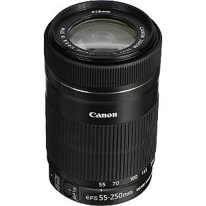 Lente Canon EF-S 55-250mm f/ 4-5.6 IS STM