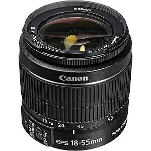 Objetiva Canon  EF-S 18-55mm f/3.5-5.6 IS STM