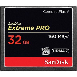 Cartao de Memória  SanDisk  CompactFlash Extreme Pro de 32 160MB/s