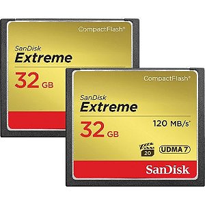 SanDisk Cartão de Memória Extreme CompactFlash de 32 GB