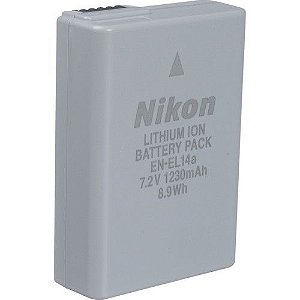 Barteria Nikon EN-EL14A  de Íons de Lítio Recarregaval