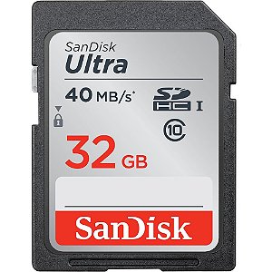 Cartão Memória Sandisk Ultra Sdhc 32gb Classe10 40 mbp/s