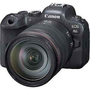 Câmera Canon EOS R6 Mirrorless Kit com Lente Canon RF 24-105mm f/4L IS USM