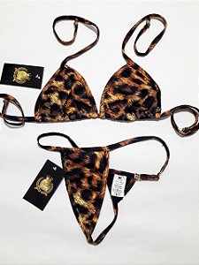 Cortininha Fio Calcinha Ajustável Oncinha